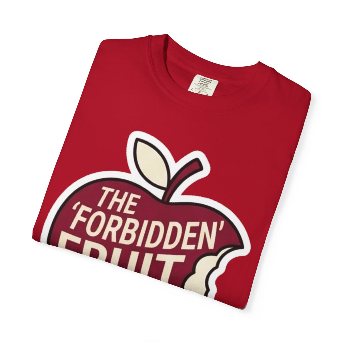 "Good Book Series Forbidden Fruit Tasted Better" Unisex Garment-Dyed Tee
