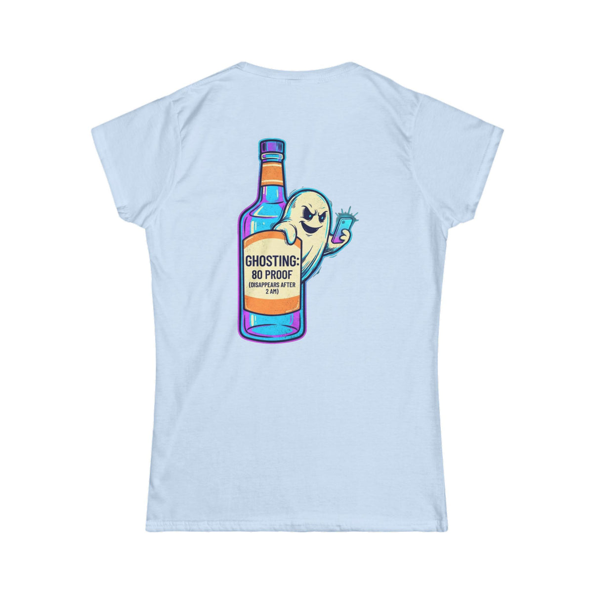 Color: Light Blue | Ghosting Women's Tee