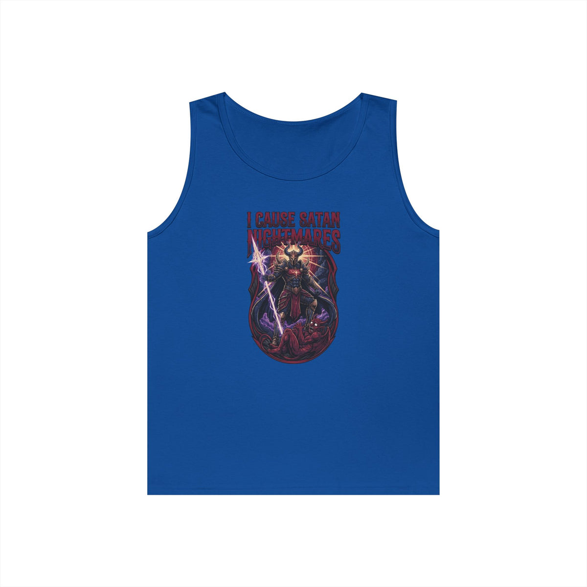 Color: Royal | I Cause Satan Nightmares Tank Top