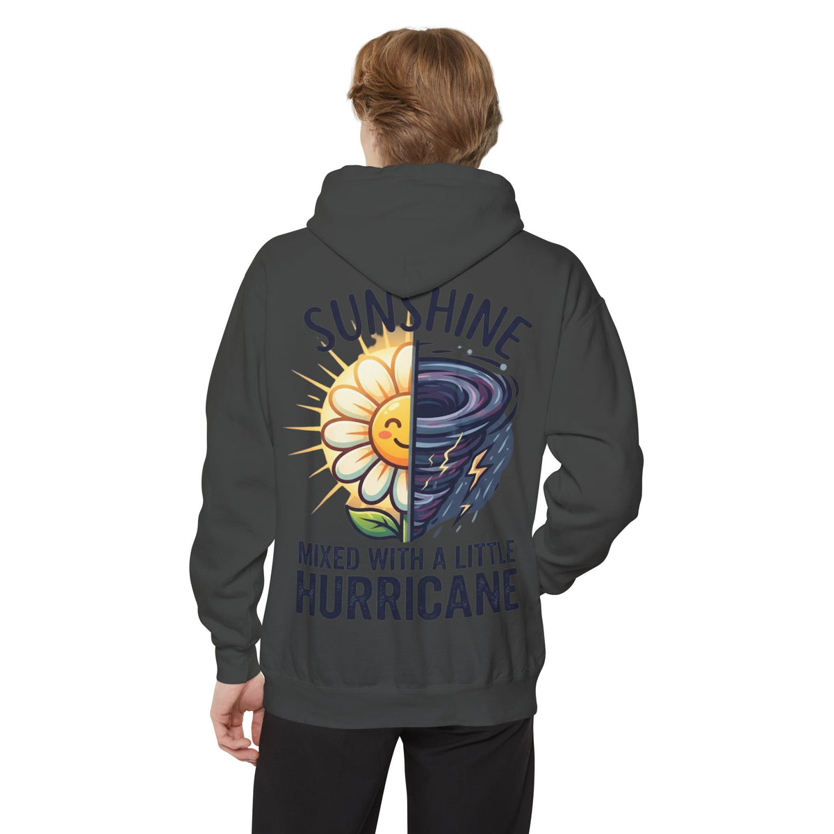 Color: Pepper | Sunshine Mixed With A Little Hurricane Garment-Dyed Hoodie