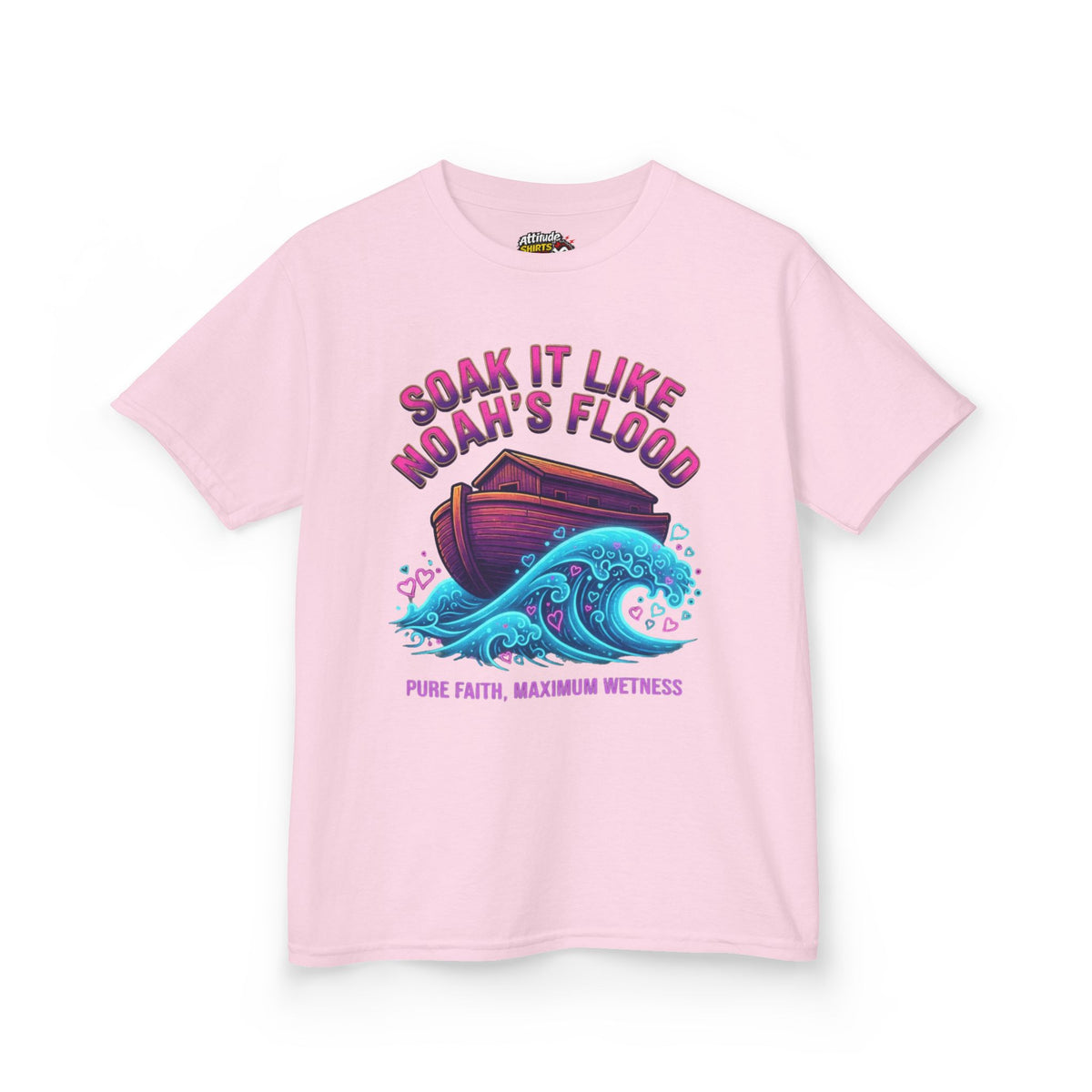 "Good Book Series Soak it Like Noah's Flood" Kids Tee