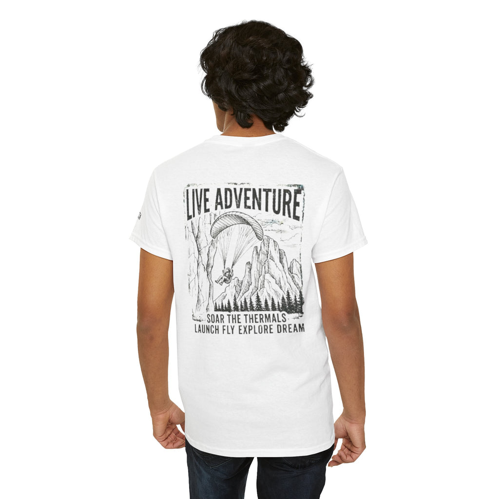 "Live Adventure - Soar the Thermals" Premium Graphic Tee