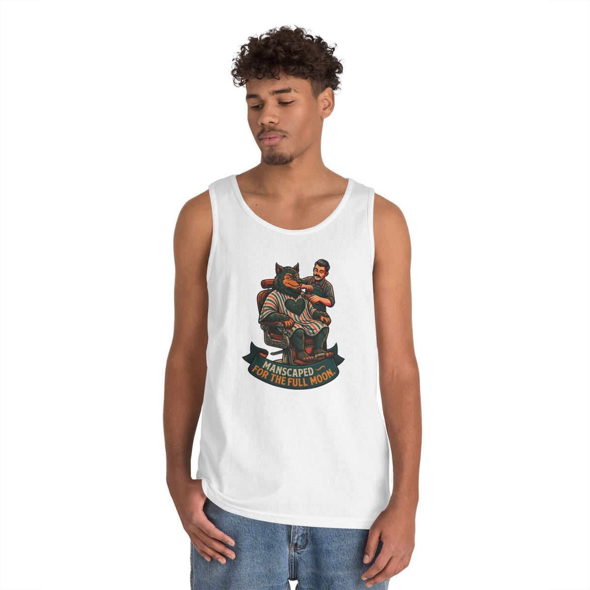 "Manscaped for the Full Moon" Tank Top