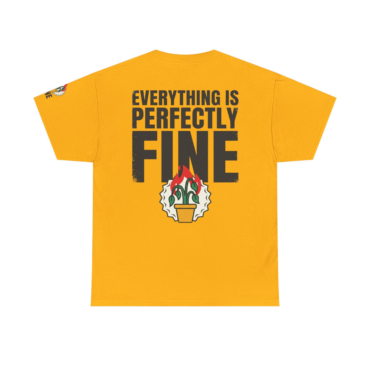 Color: Gold | Perfectly Fine Premium Graphic Tee