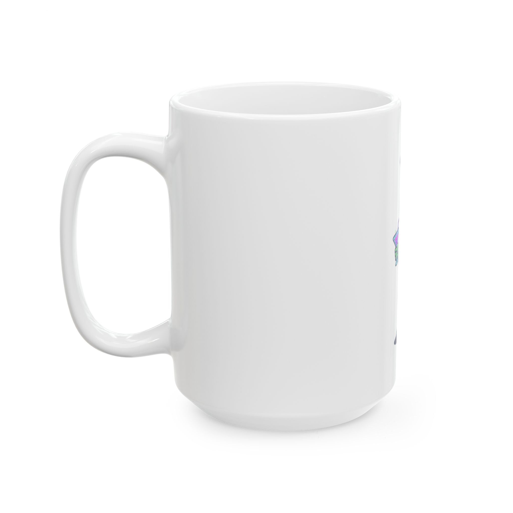 "Drunk Alien" White Ceramic Mug