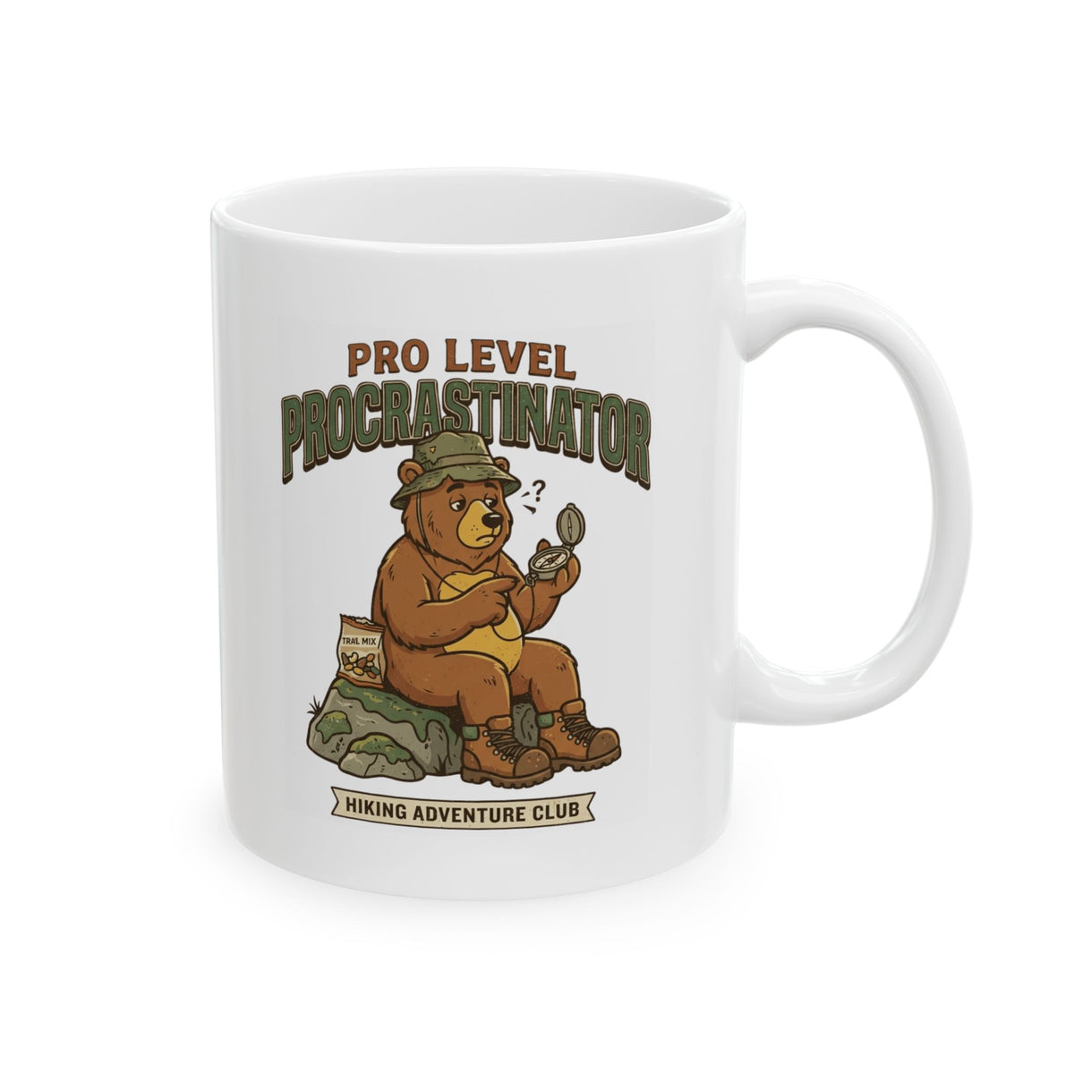 "Pro Level Procrastinator" White Ceramic Mug