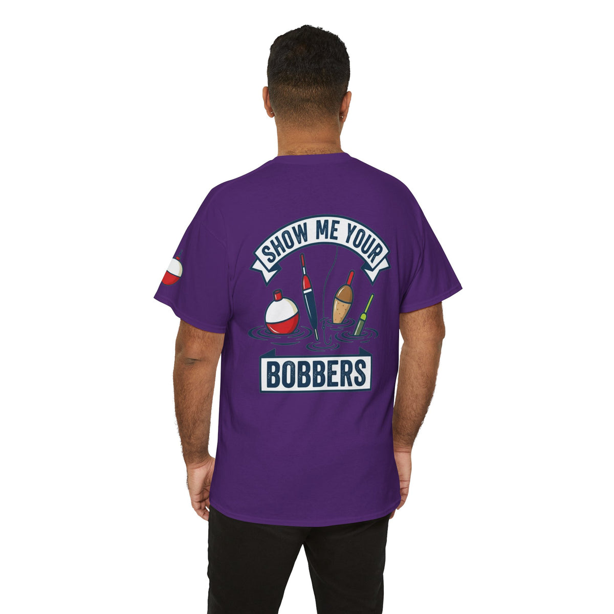Color: Purple | Show Me Your Bobber Premium Graphic Tee