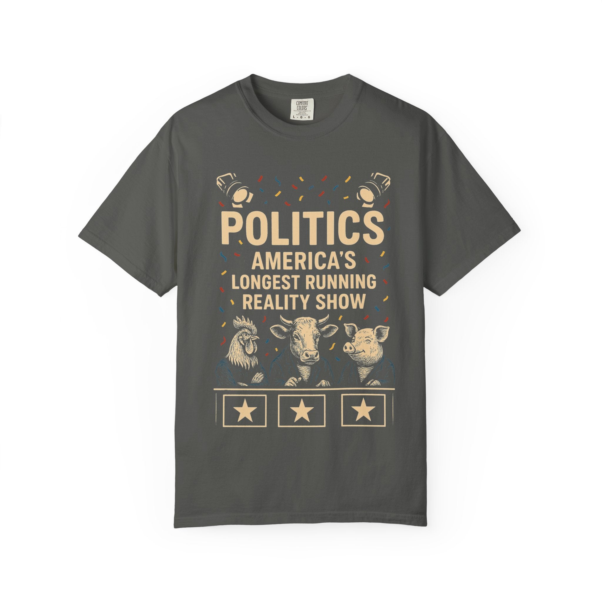 "The Ultimate Reality Show" Unisex Garment-Dyed T-shirt