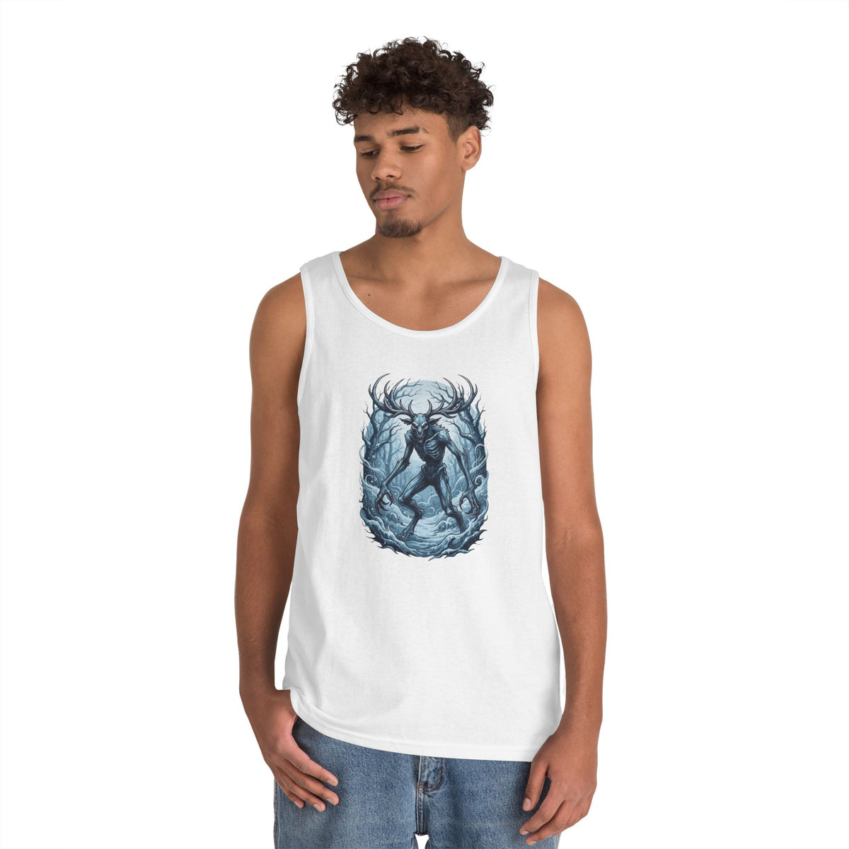 Color: White | Wendigo (Algonquian Folklore) Tank Top