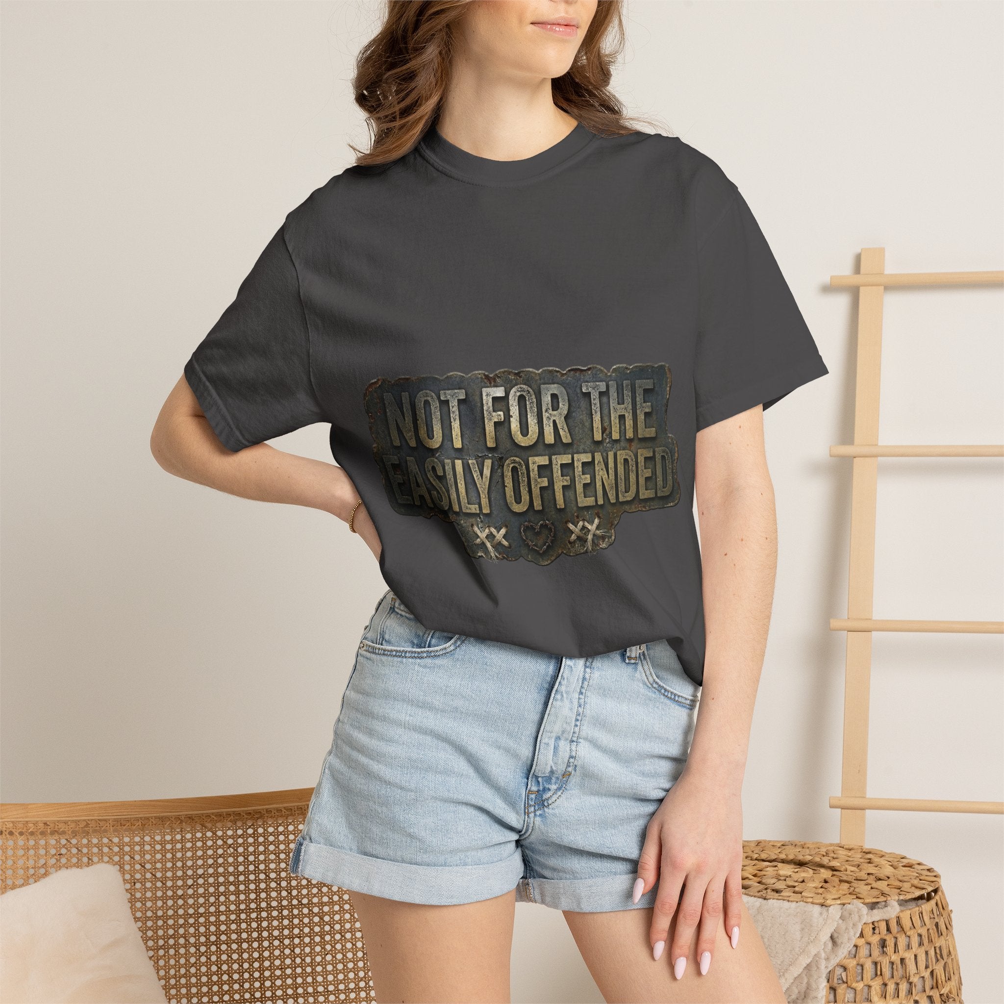 Fair Warning Label | Garment-Dyed Tee — AttitudeShirts