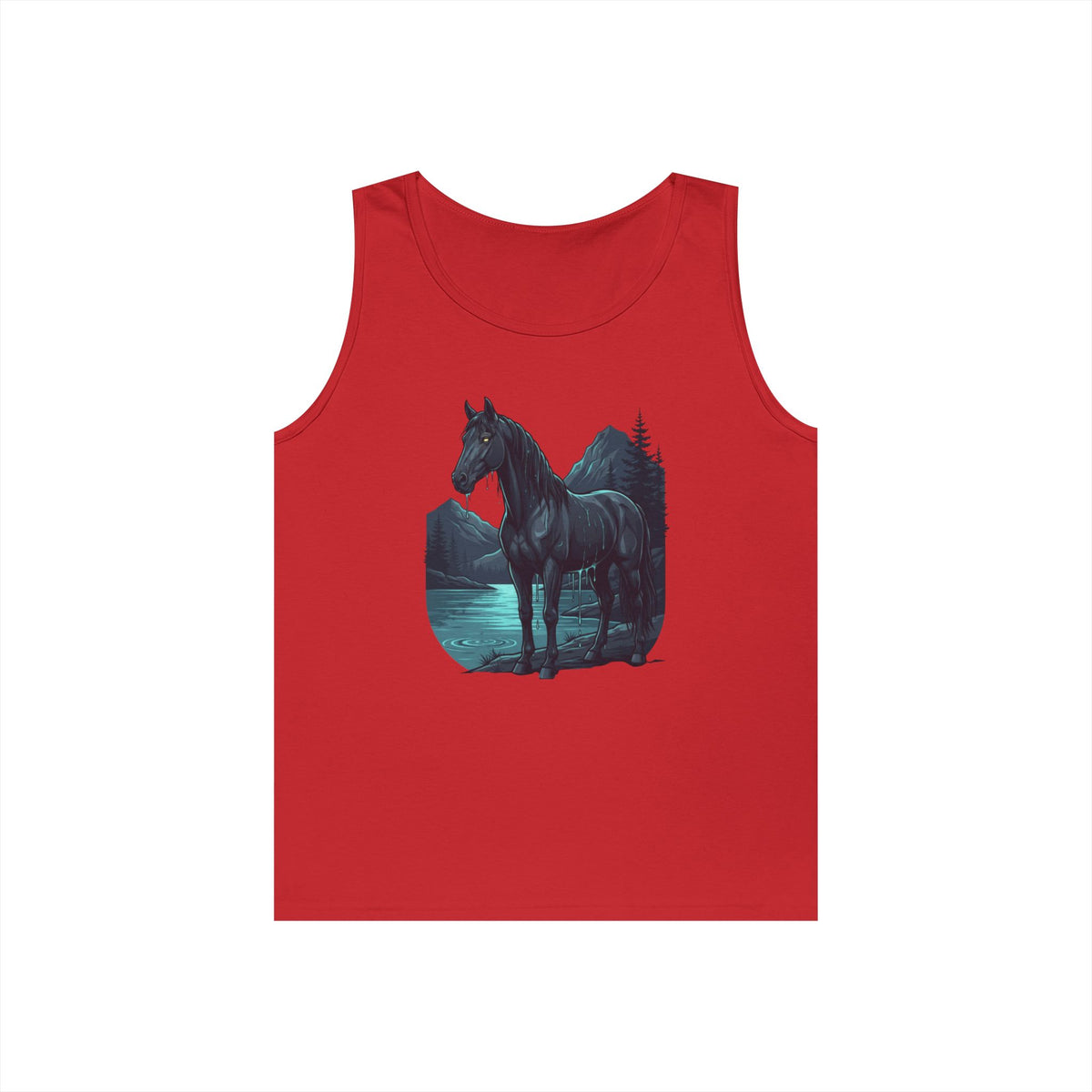 Color: Red | Kelpie (Scottish Folklore) Tank Top