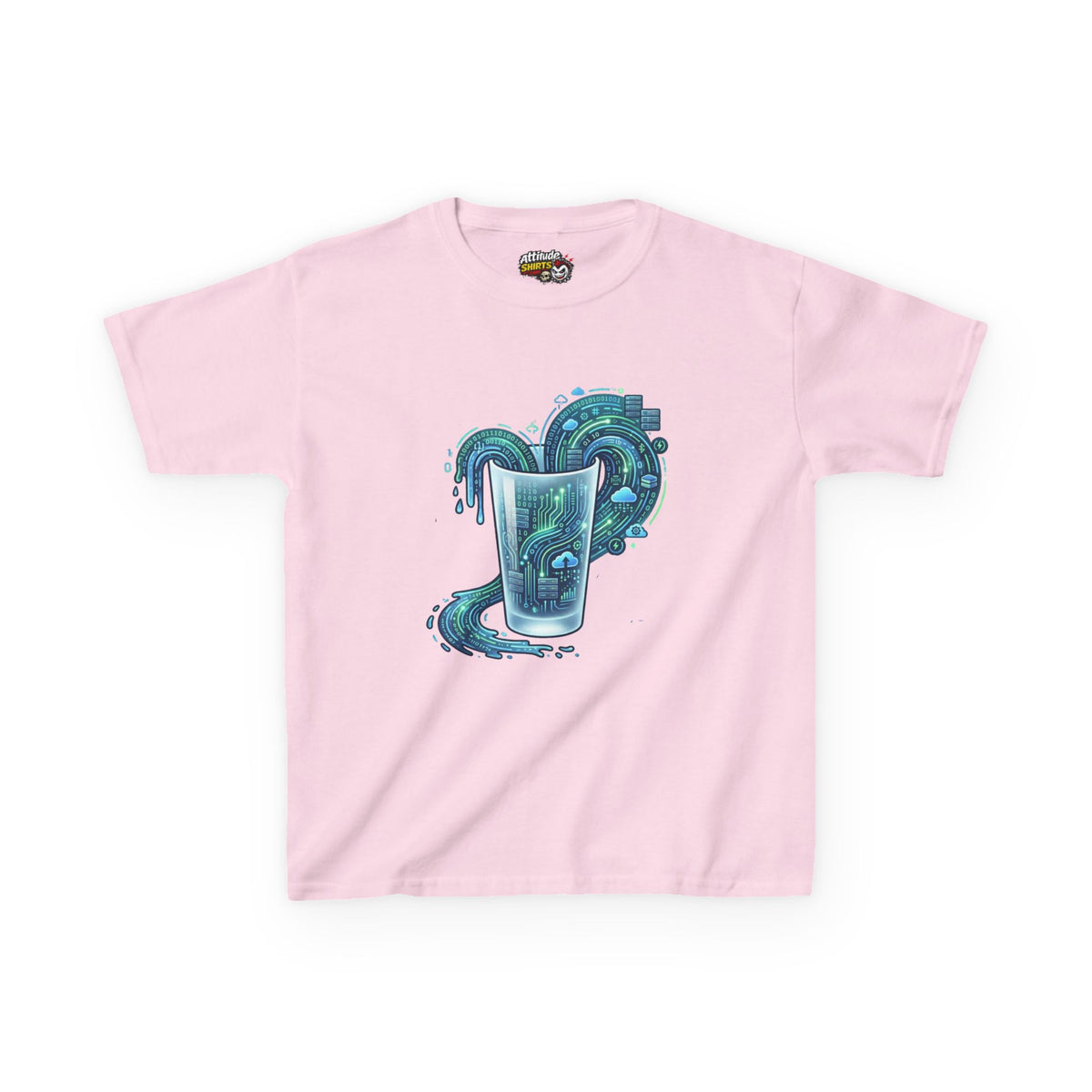 "Glass of Data" Kids Tee