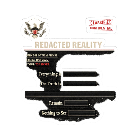 Unfiltered & Unapologetic | Kiss-Cut Sticker — AttitudeShirts