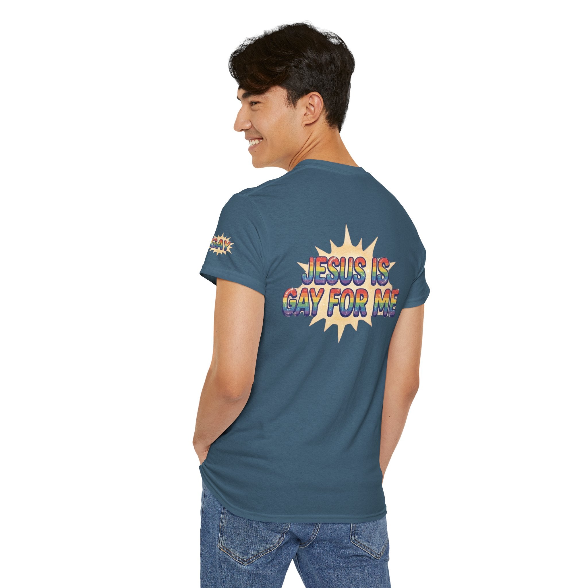 "Jesus is Gay For Me" Premium Graphic Tee