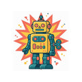 "Toy Robot" Sticker — Main