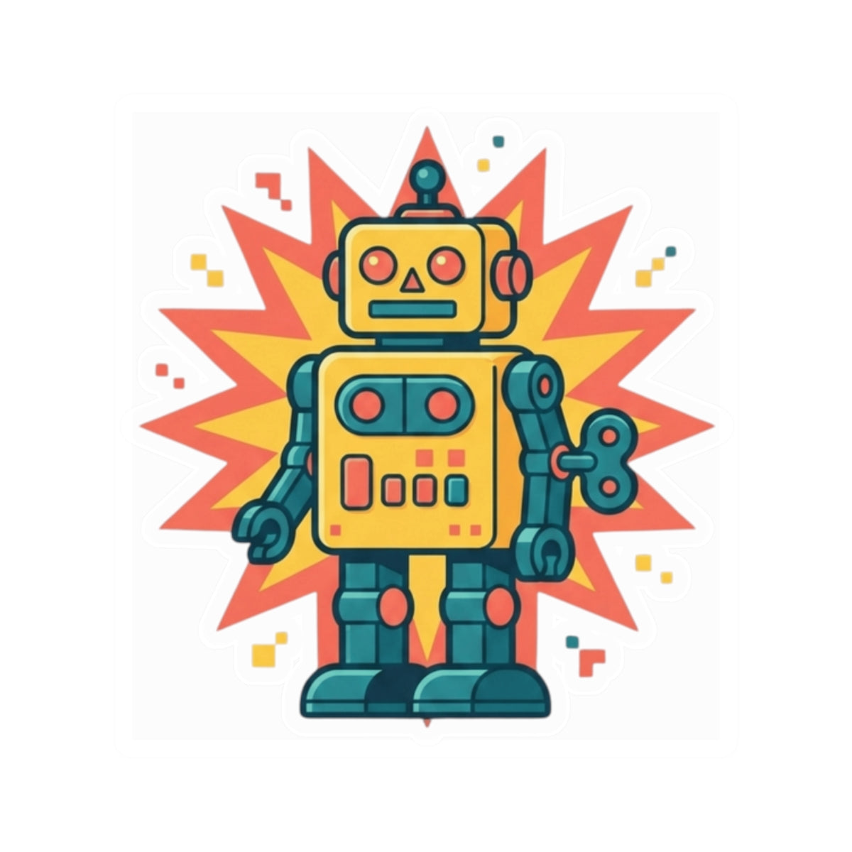 "Toy Robot" Sticker — Main