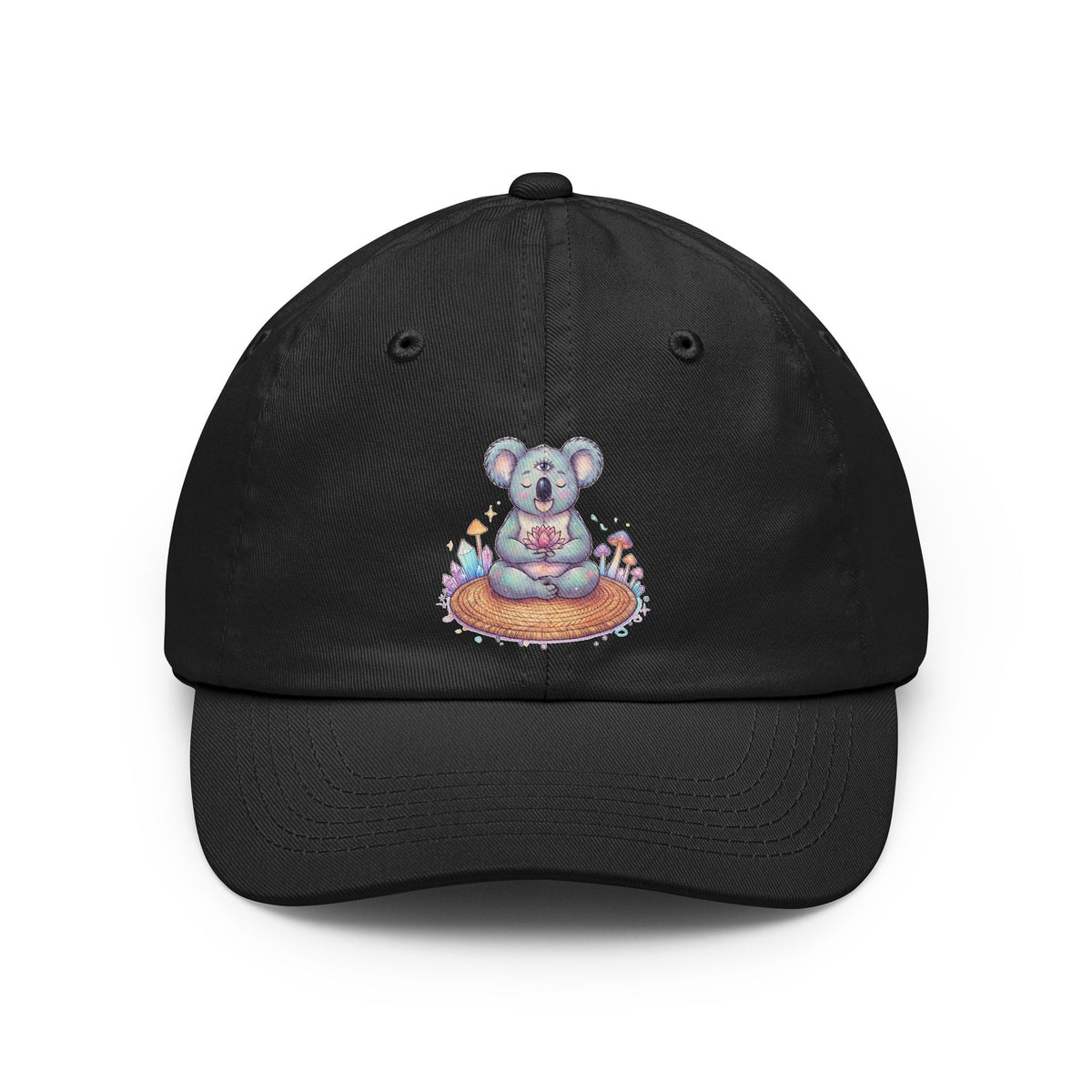 Color: Black | Hippy Koala Dad Hat