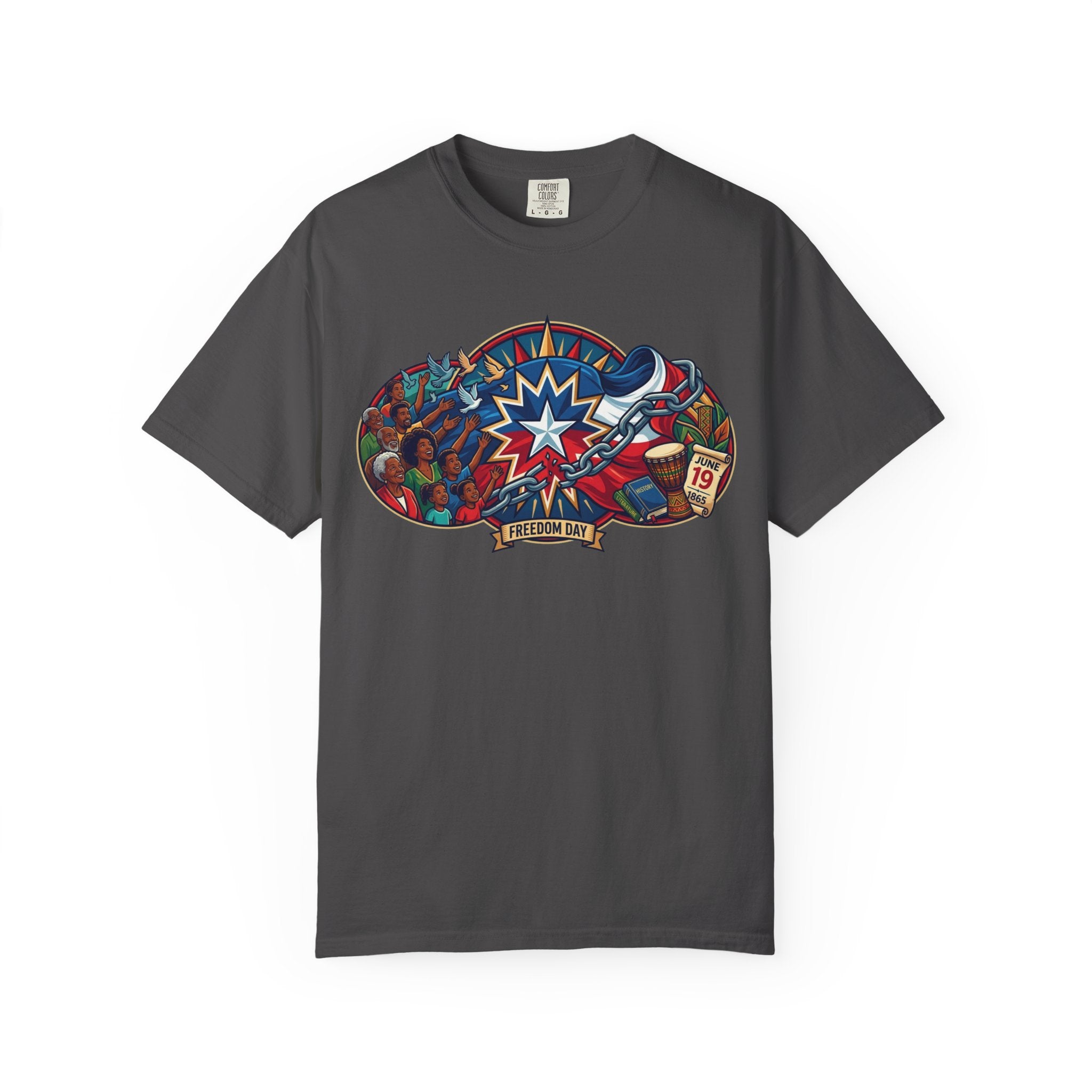 "Juneteenth" Unisex Garment-Dyed Tee