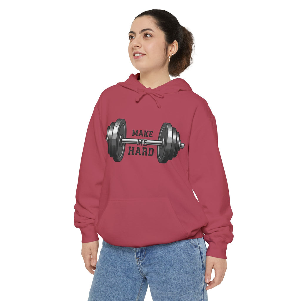 Make Me Hard - Morning Demands | Garment-Dyed Hoodie — AttitudeShirts