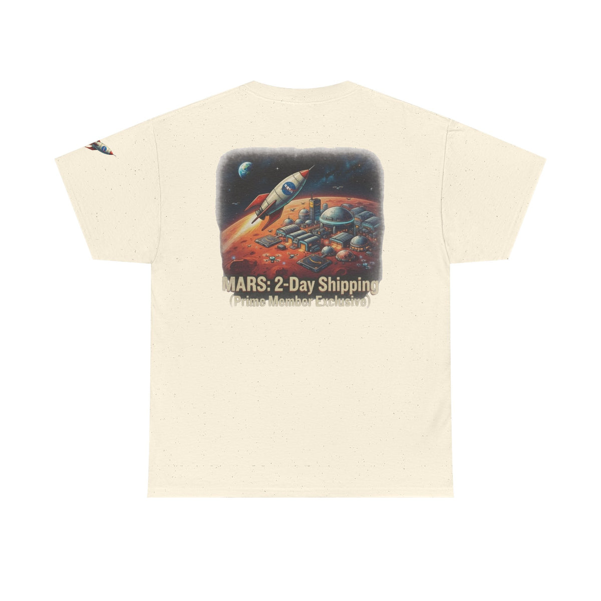 Color: Natural | Mars 2 Day Shipping Premium Graphic Tee