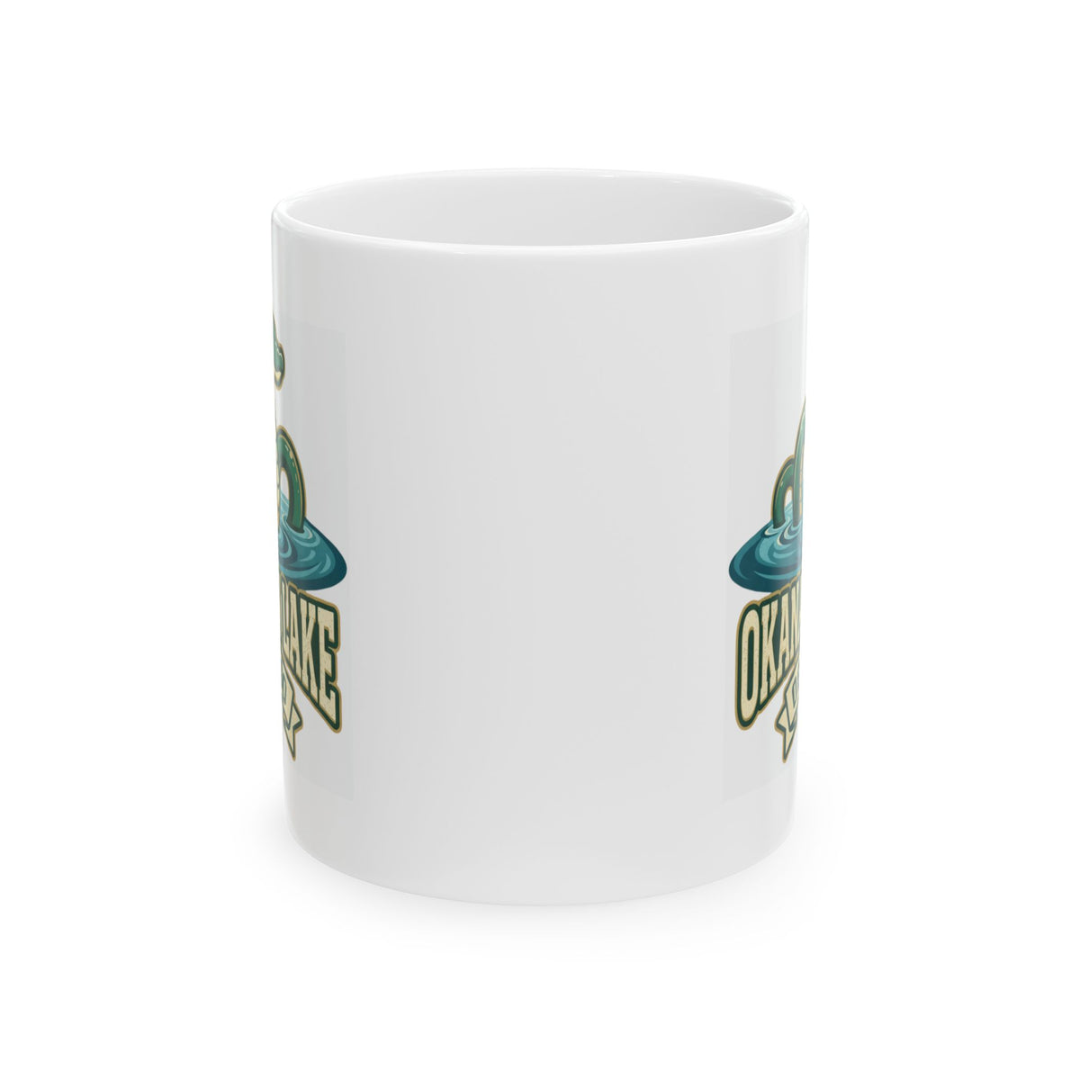 "Ogopogo (Canada)" White Ceramic Mug