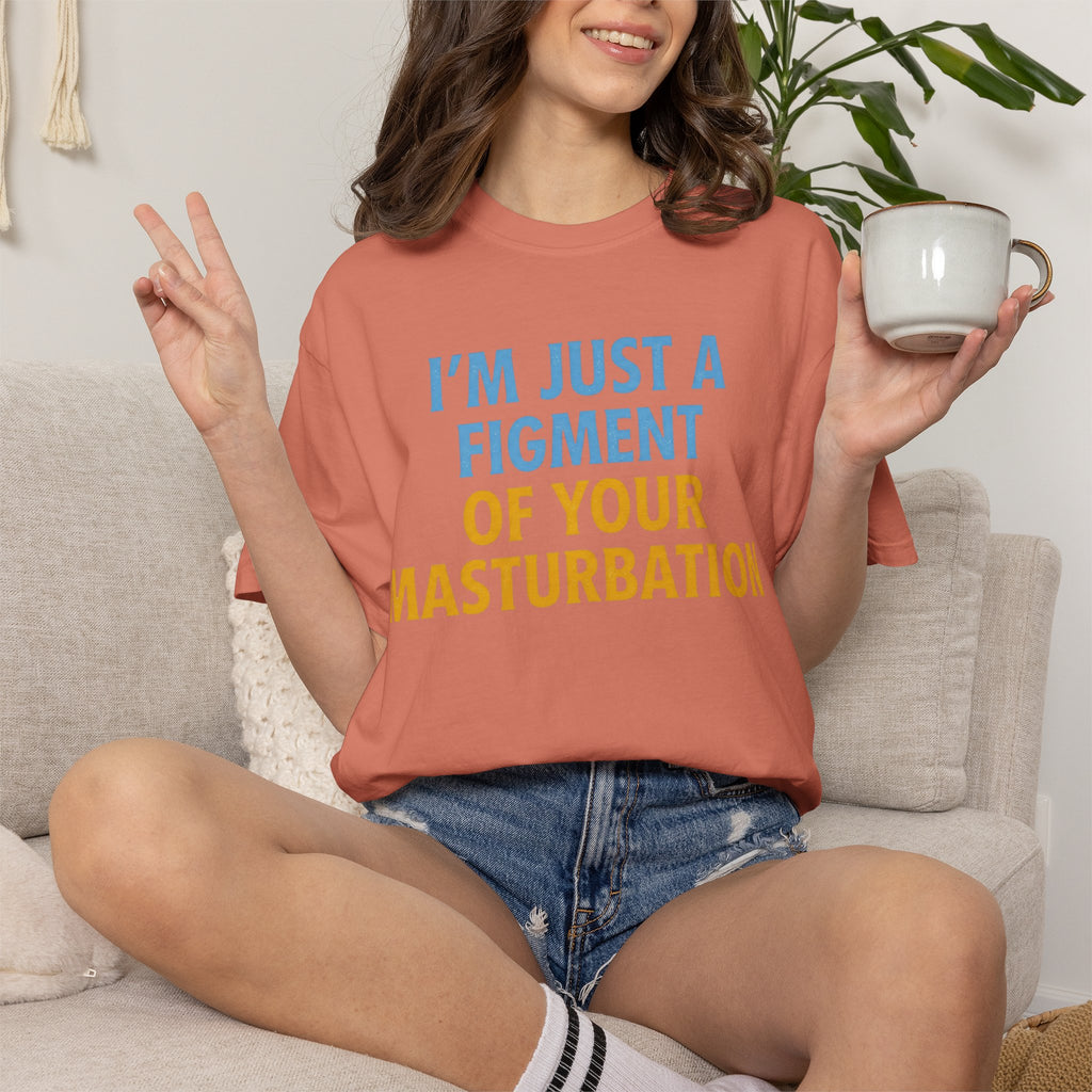 "Figment of Masturbation" Unisex Garment-Dyed Tee