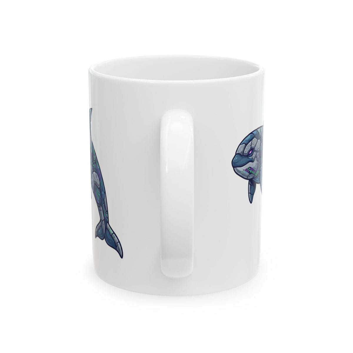 "Killer Whale" White Ceramic Mug