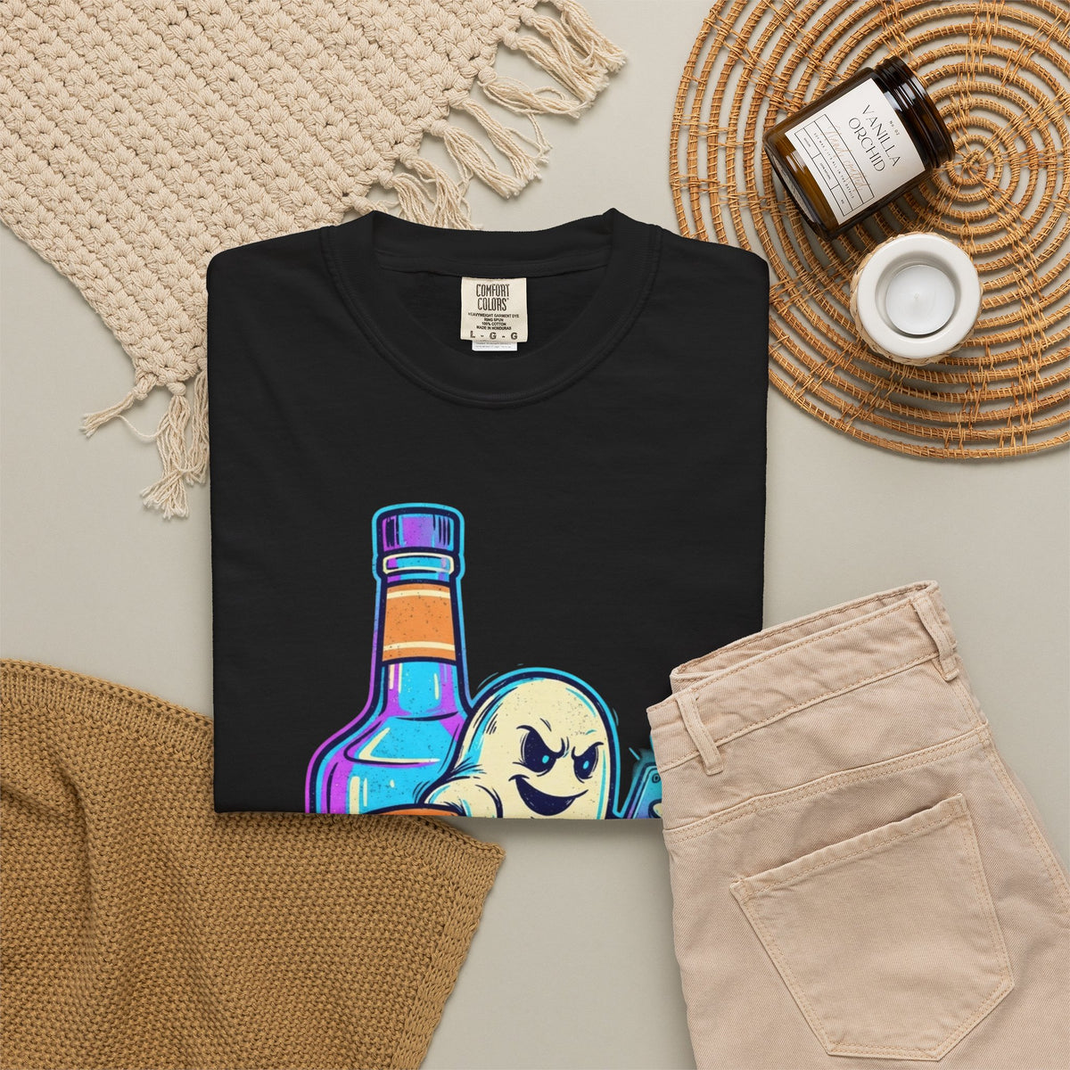 Ghosting Unisex Garment-Dyed Tee