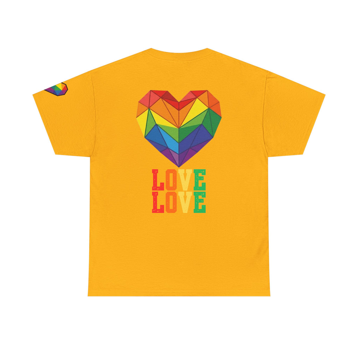 Color: Gold | LOVE Premium Graphic Tee