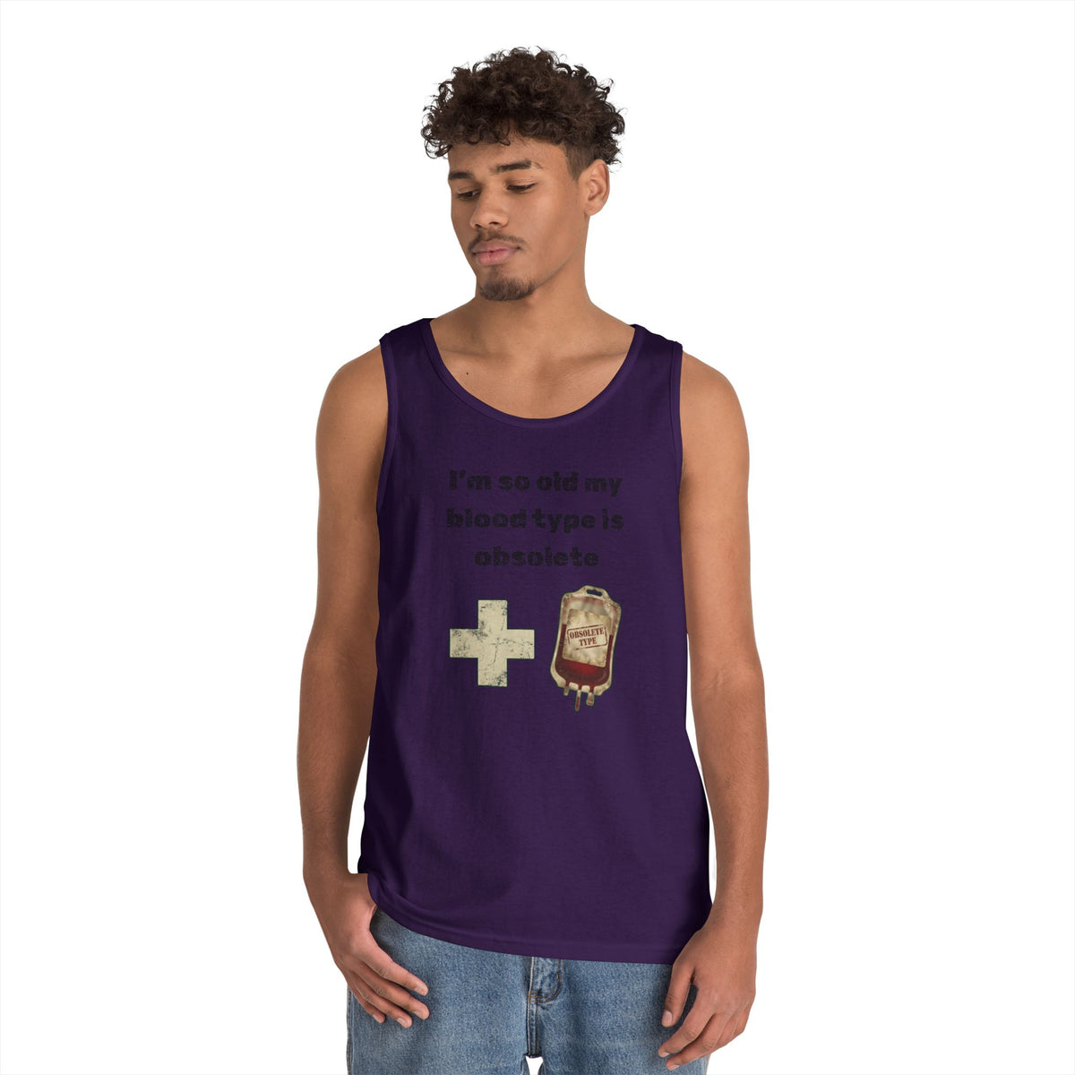Color: Purple | Blood Type Tank Top