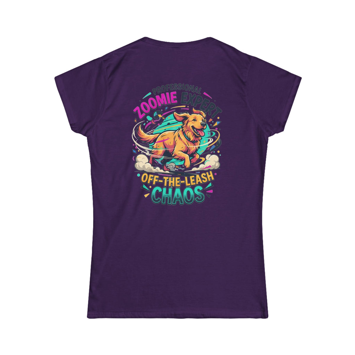 Color: Purple | Professional Zoomie Expert Women's Tee