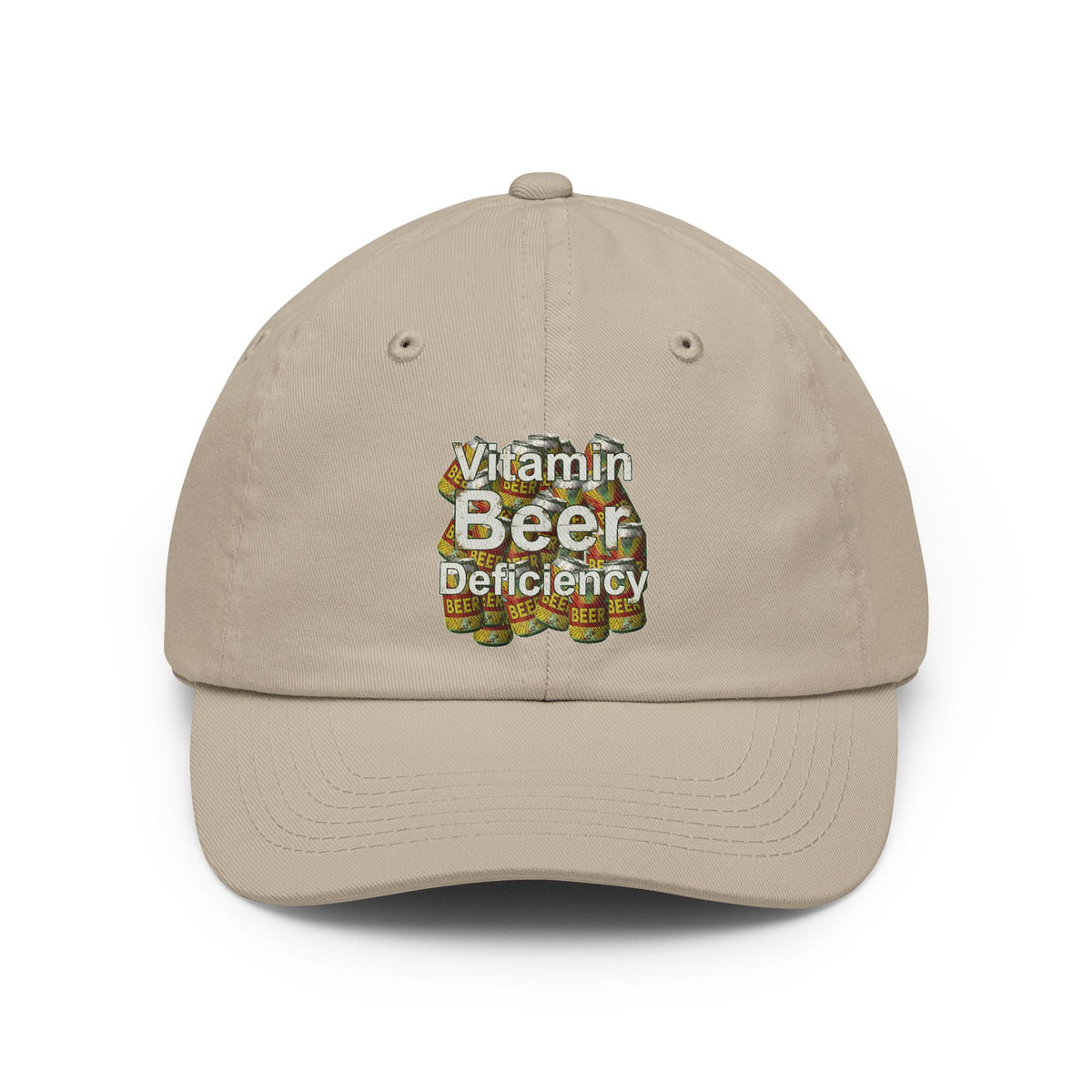 Color: Stone | Vitamin Beer: My Daily Dose | Dad Hat — AttitudeShirts