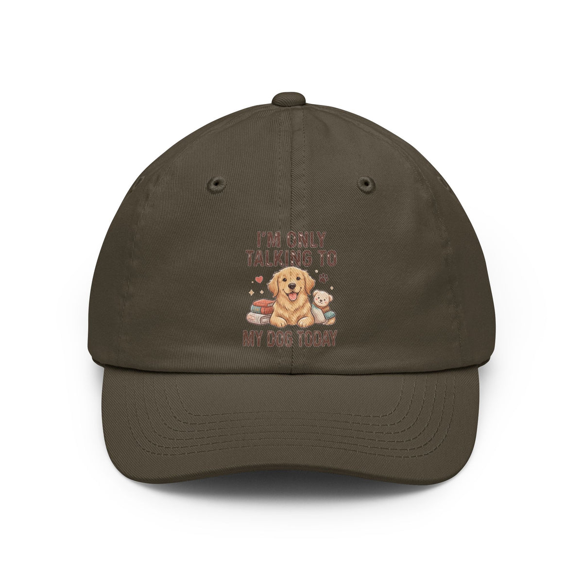 Color: Olive | I'm Only Talking To My Dog Today Dad Hat