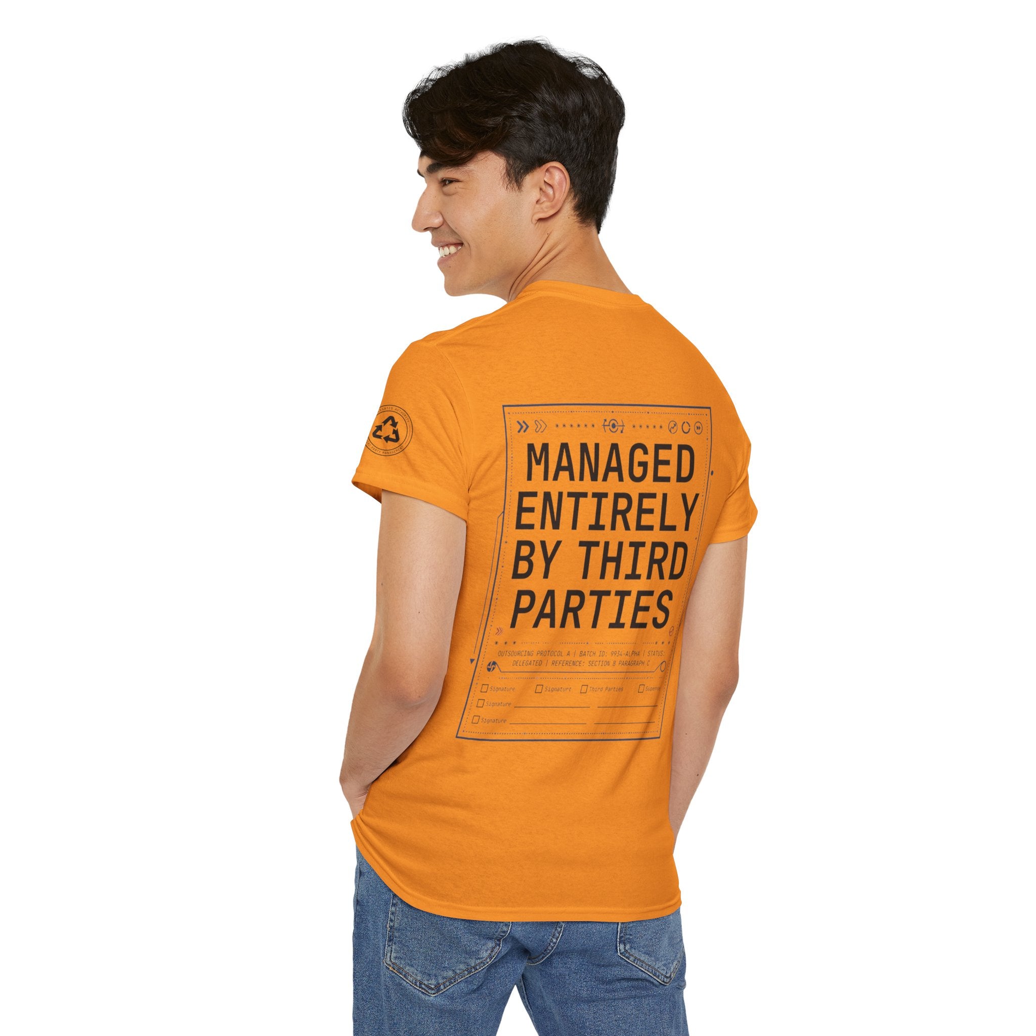 "Managed Entirely By Third Parties" Premium Graphic Tee