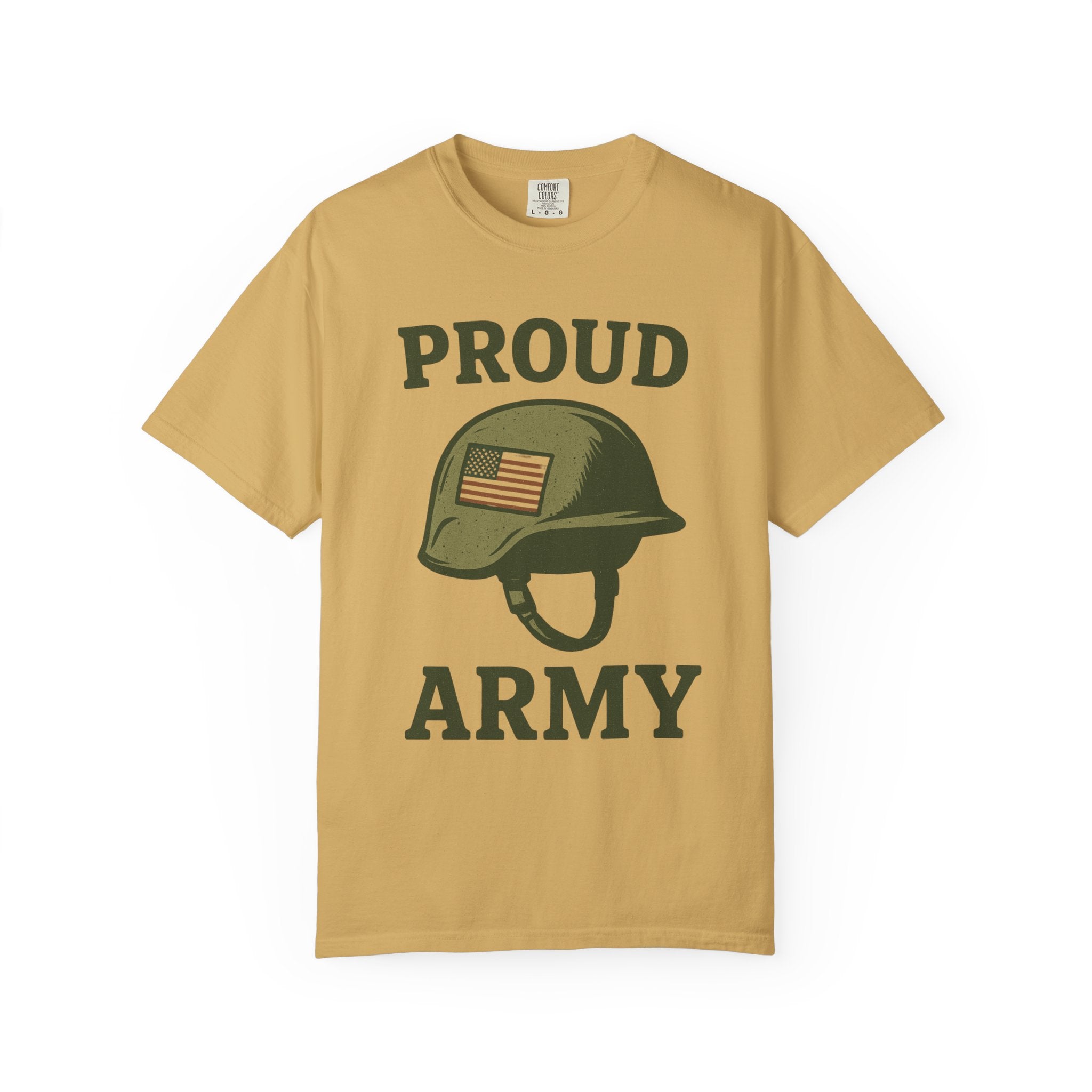"Proud Army" Unisex Garment-Dyed T-shirt