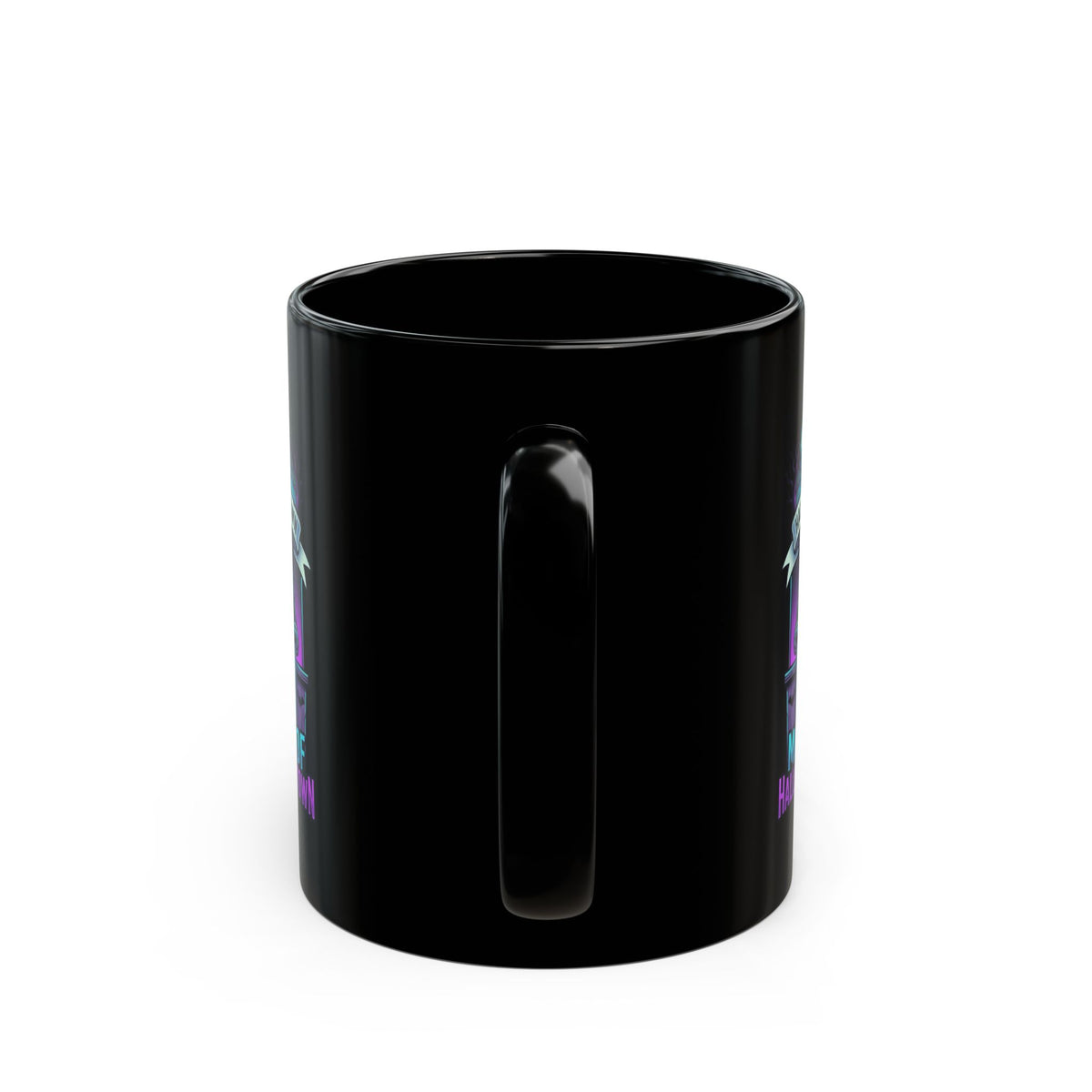 "Mayor Of Halloweentown" Black Ceramic Mug