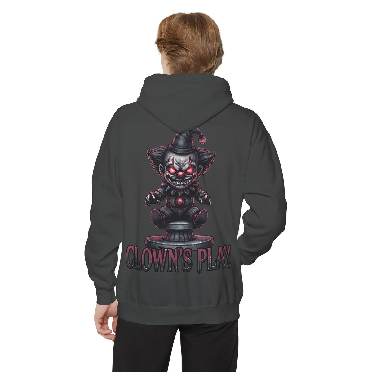 Color: Pepper | Clown Play Garment-Dyed Hoodie