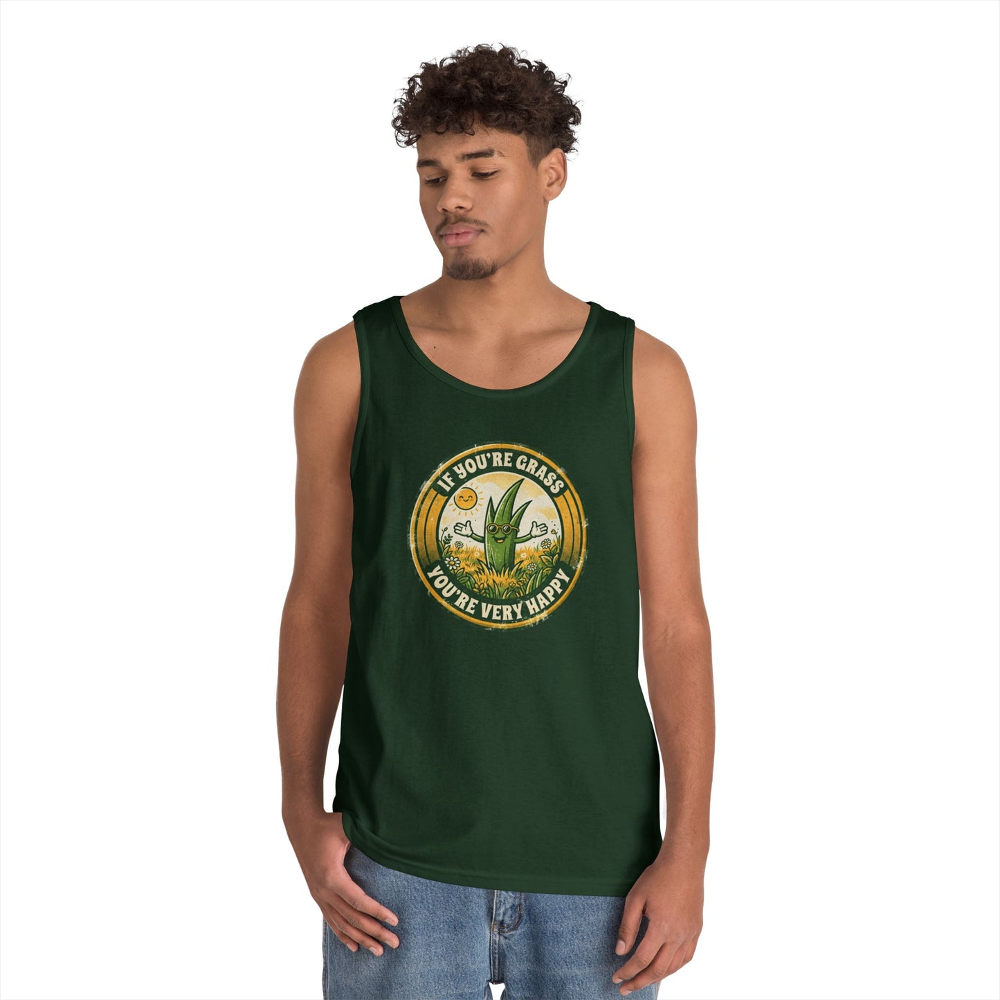 "If You're Grass You're Very Happy" Tank Top