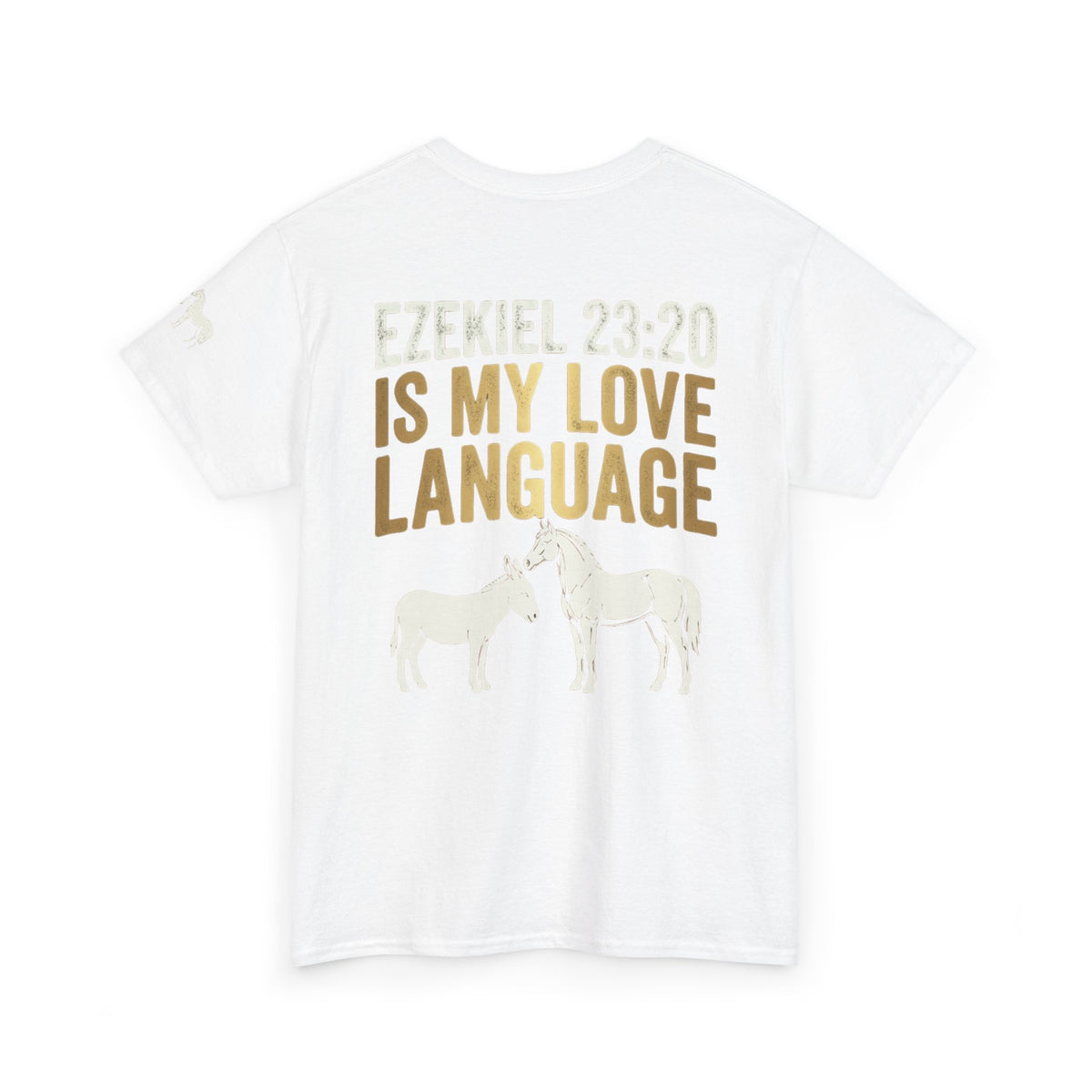 Good Book Series Ezekiel 23 20 Love Language Premium Graphic Tee