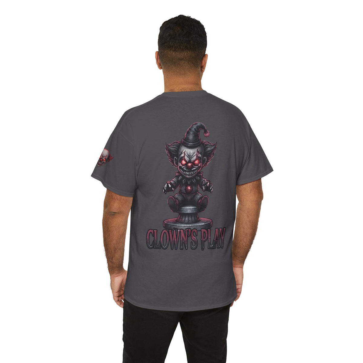 Color: Charcoal | Clown Play Premium Graphic Tee