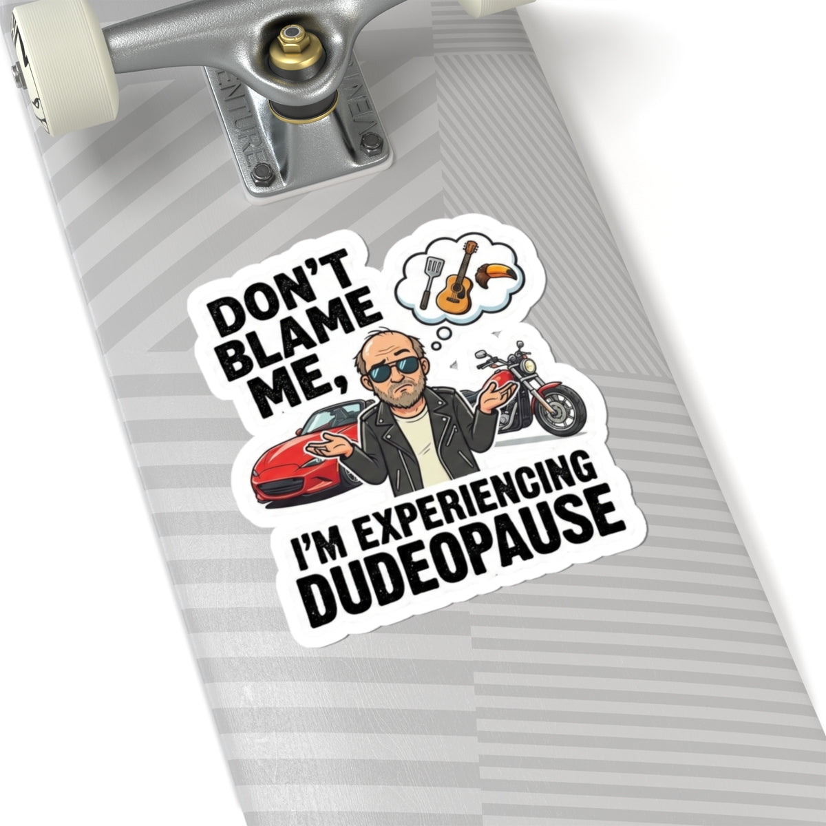 Dudepause: It's a Thing | Kiss-Cut Sticker — AttitudeShirts