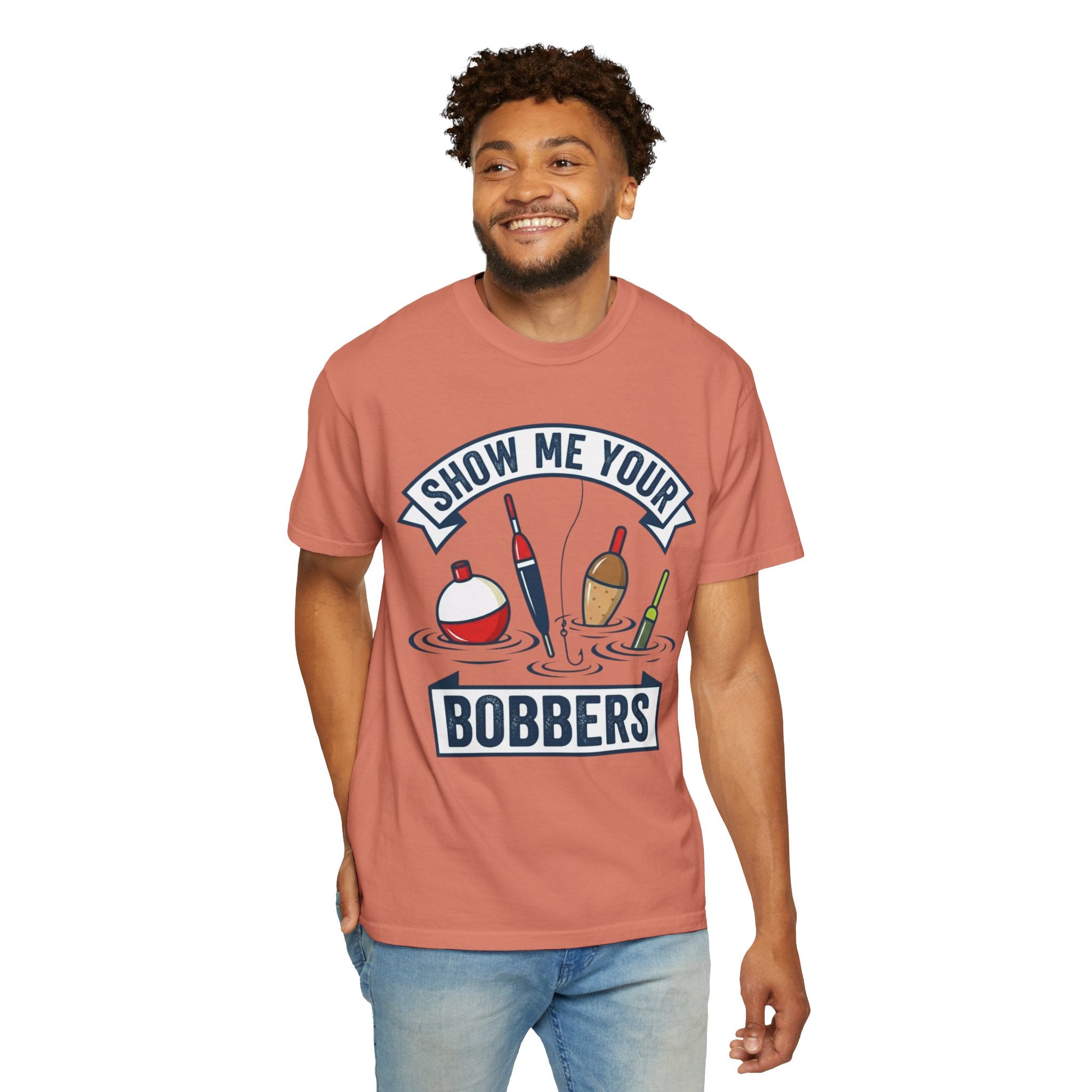 "Show Me Your Bobber" Unisex Garment-Dyed Tee