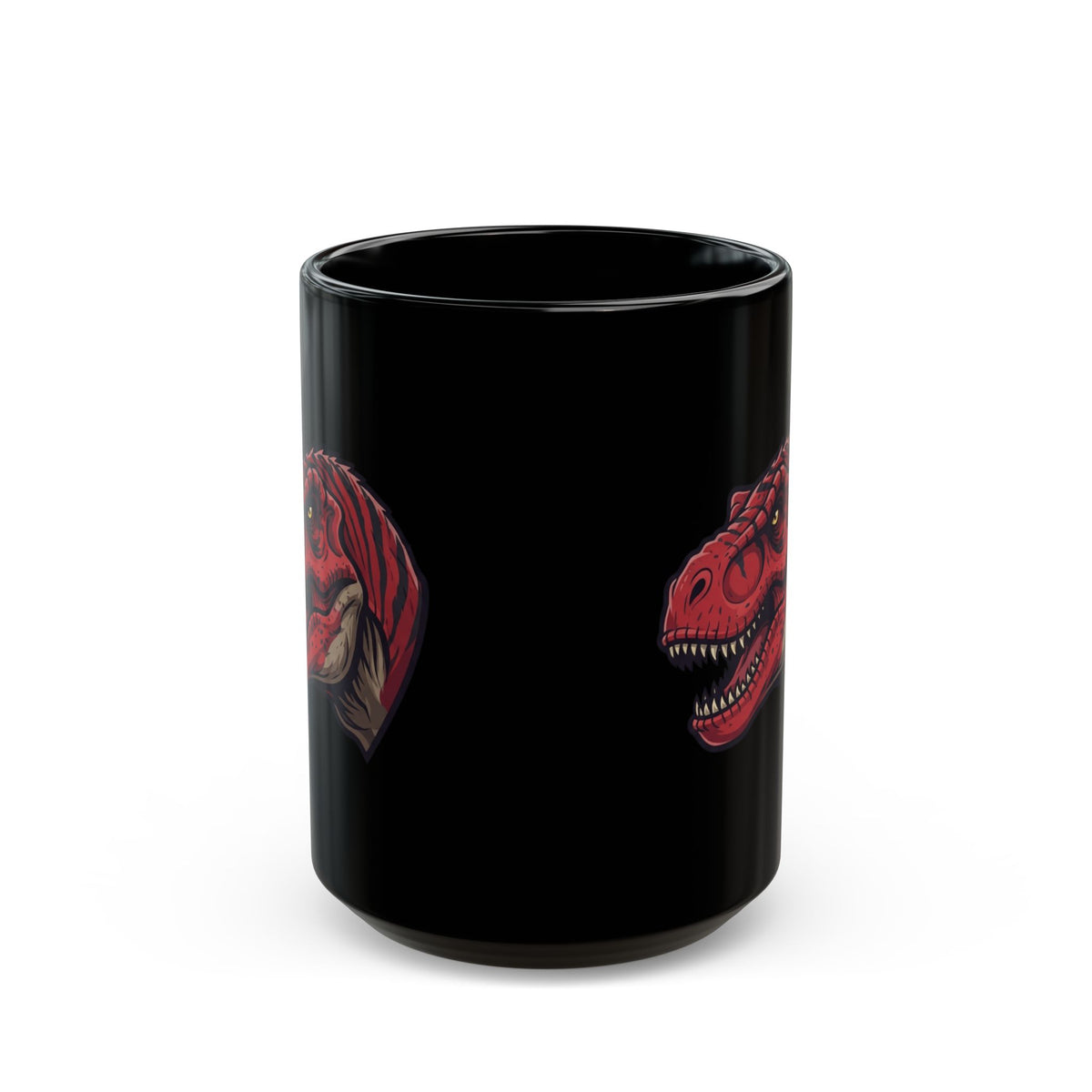 "Kasai Rex (Central Africa)" Black Ceramic Mug — Graphic