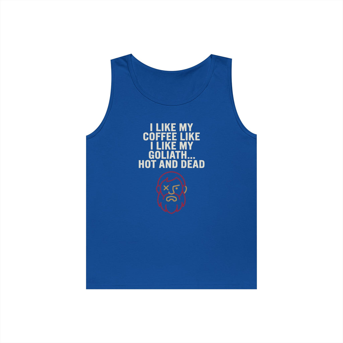 "Good Book Series Coffee Hot and Dead" Tank Top