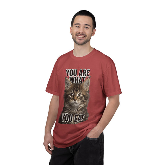 "You Are What You Eat - Cat 4" Unisex Garment-Dyed T-shirt