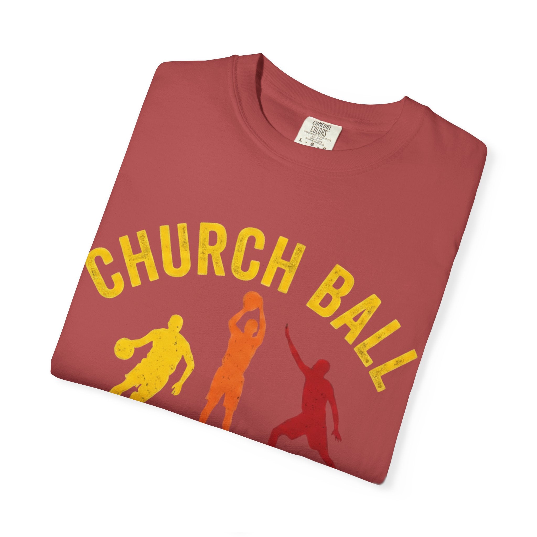"Church Ball Swear Words" Unisex Garment-Dyed T-shirt
