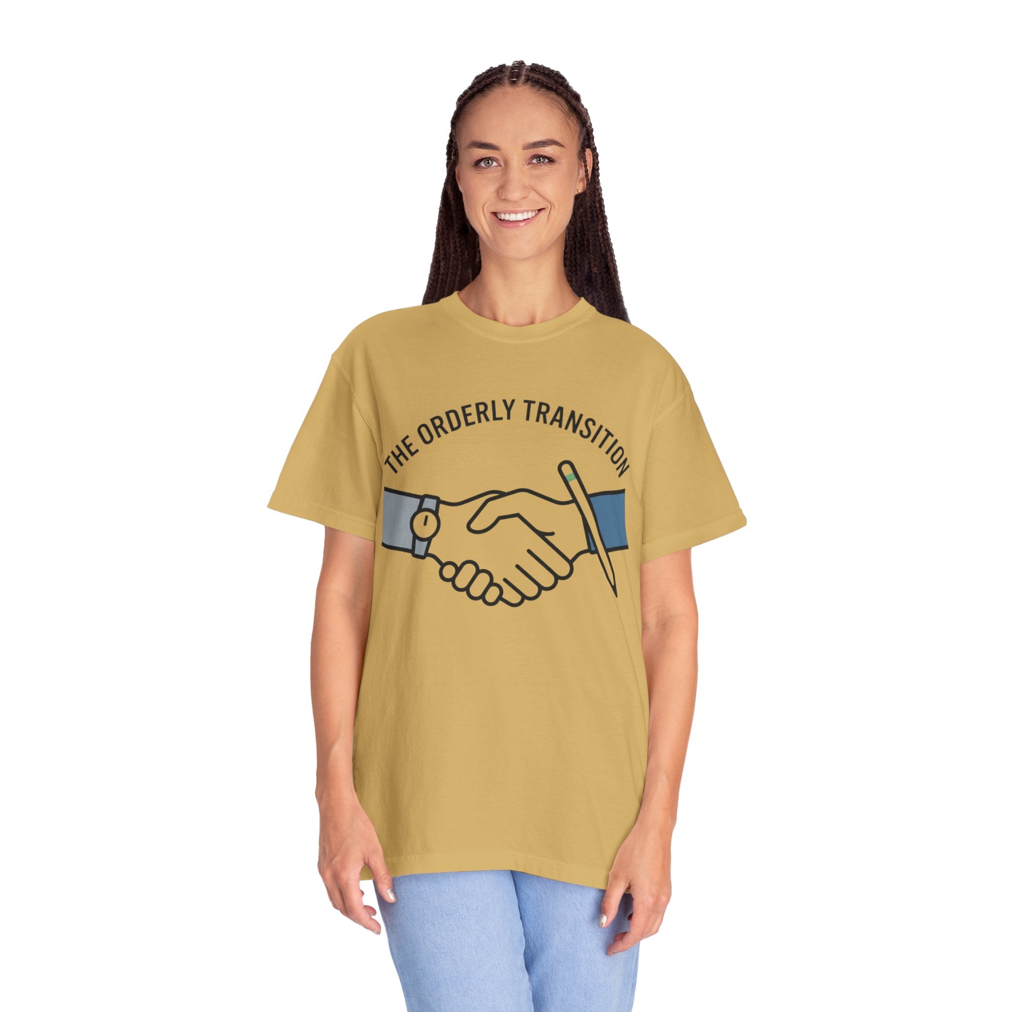 "Orderly Transition" Unisex Garment-Dyed Tee