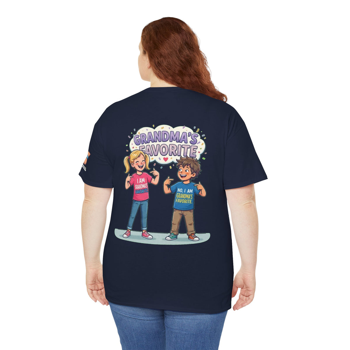 Color: Navy | Grandma's Favorite Premium Graphic Tee
