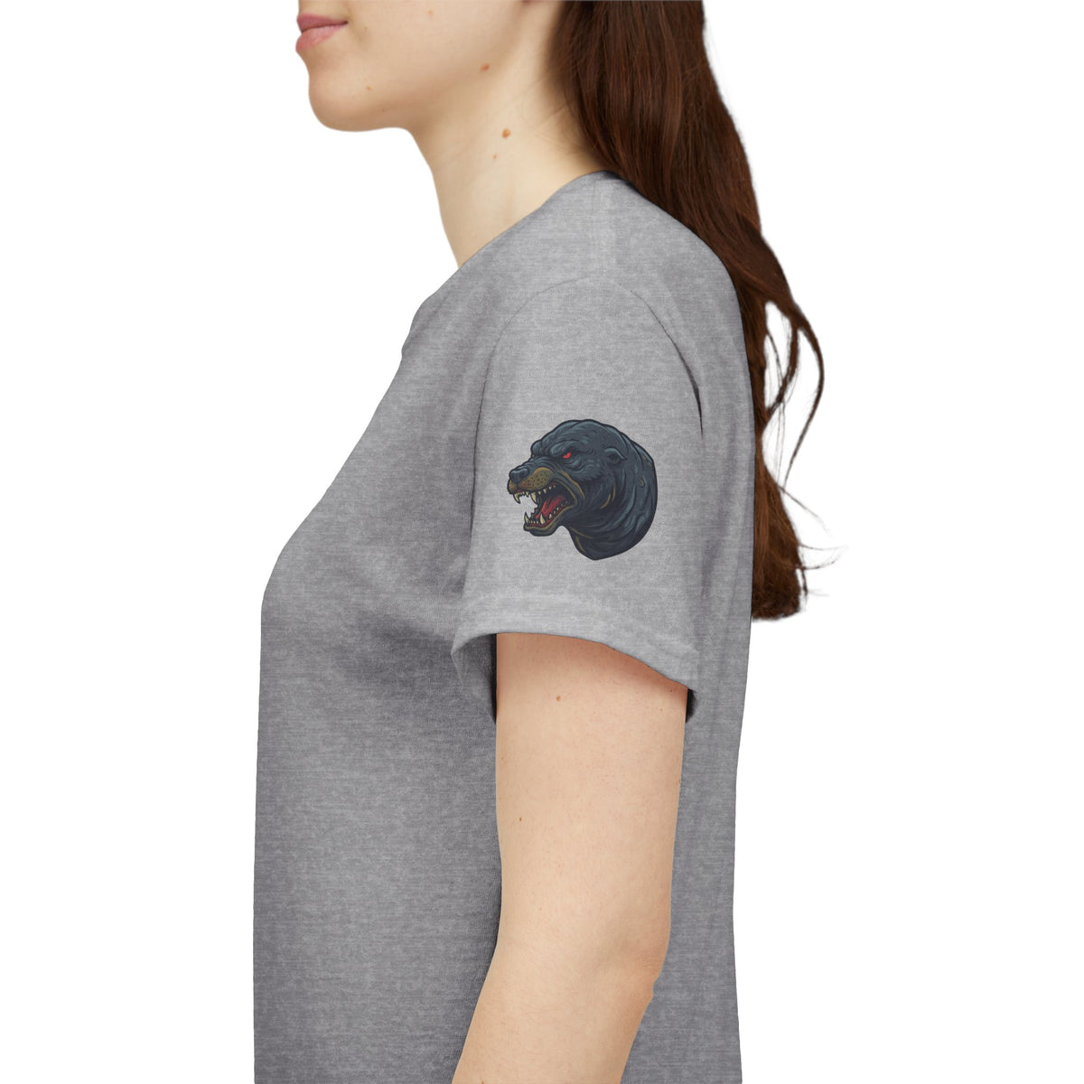 Color: Sport Grey | Bunyip (Australian Aboriginal Mythology) Premium Graphic Tee