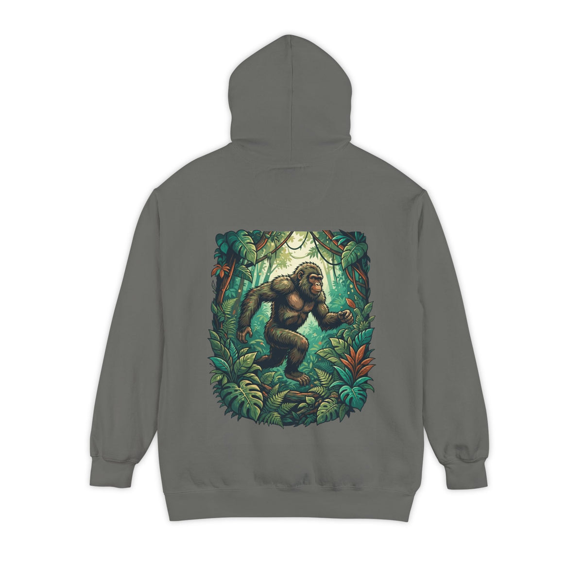 Color: Grey | The Bukit Timah Monkey Man (Singapore) Garment-Dyed Hoodie